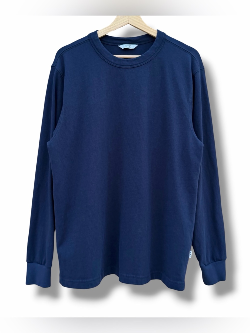 AYR The Heavy O Long Sleeve T-Shirt Navy Blue Men’s Size Large